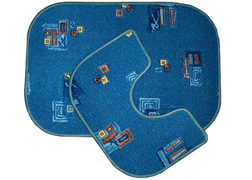 Covor baie Doris set 2 buc, multicolor, 47x78 cm