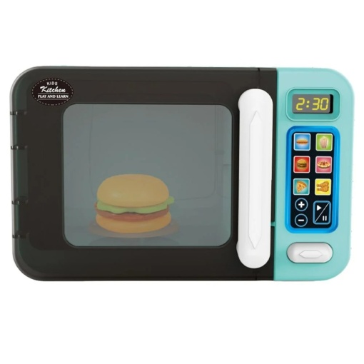 Cuptor cu microunde, Little Chef, cu sunete si lumini, 28 x 17 x 20 cm