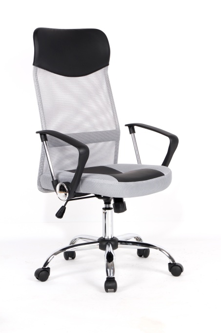 Scaun de birou directorial Danas, gri, 62x59x109-119 cm,