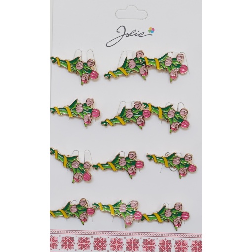 Set 12 Brose Martisor Buchet de Lalele