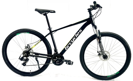 Bicicleta MTB 29″ BR Tornado, cadru Aluminiu, 21 viteze, cu Shimano, Negru