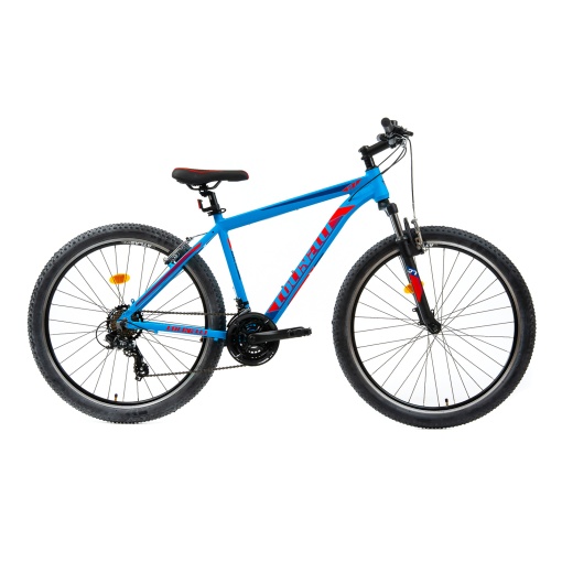 Bicicleta MTB Colinelli COL23, Marimea M, 27.5 inch, Albastru, Schimbator Shimano ST-EF500, 21 Viteze, Cadru Aluminiu, Frane V - Brake