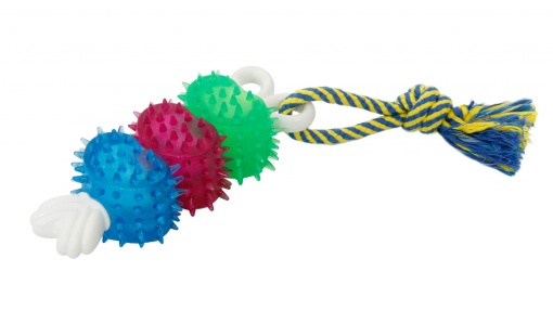 TOY2231 Jucarie sfoara cu cauciuc termoplastic; 5.5x27cm