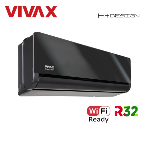 Aer Conditionat VIVAX H+Design ACP-12CH35AEHI+ Gray Mirror Wi-Fi Ready R32 Inverter 12000 BTU/h