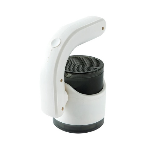 Aparat Pentru Curatat Scame, Par Si Praf, Flippy, cu LED, Pentru Diferite Tipuri De Material, Cu Lame Din Otel Inoxidabil, Compartiment de Depozitare, Maner Reglabil, 11x10.5x8.7 cm, Alb