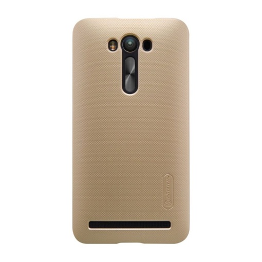 Husa Asus Zenfone 2 ZE500CL Nillkin Frosted Shield Auriu + Folie de protectie