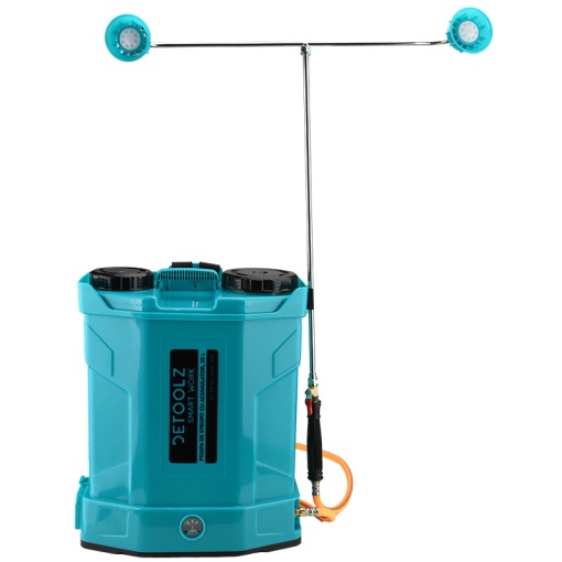 Pompa de stropit cu acumulator, Detoolz 20 L, 8 Ah, 2.6 l/ min, 5.5 bar