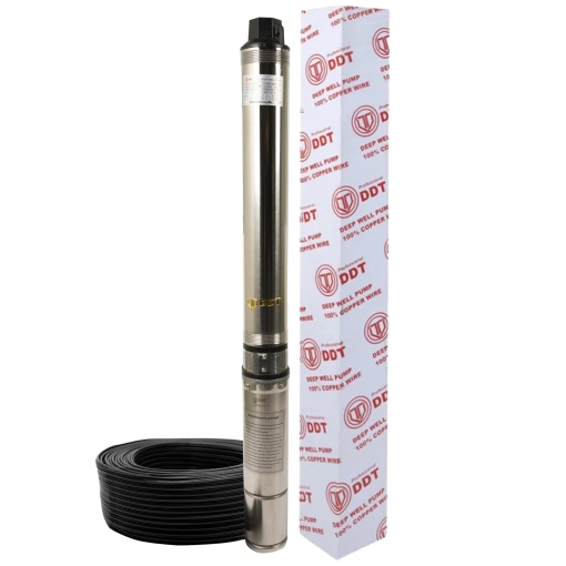 Pompa submersibila de mare adancime, DDT 16 turbine 4SDM2-16, 2000 W, 140 m inaltime, 8 mc/h, 1.5"