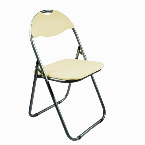 Scaun pliant Cordoba, bej, 38.5x43x79 cm