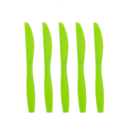 Set 10 Cutite de Unica Folosinta, Flippy, Colectia Dino Park, 17 x 1.6 cm, din Plastic PE, Multicolor