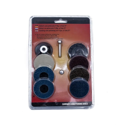 SET 9 PIESE ABRAZIVE PTR SLEFUIRE 1/4"