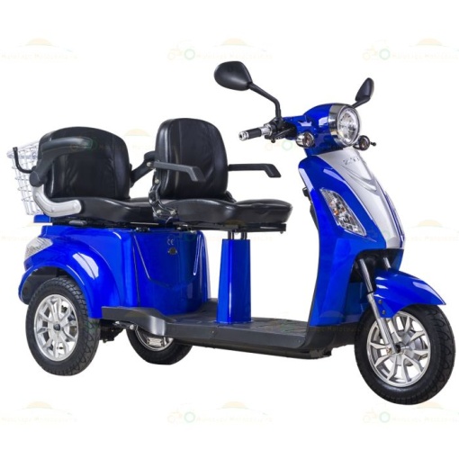Tricicleta electrica Ztech ZT-18 TRILUX autonomie 60 Km viteza maxima 25 km/h putere 1000W acumulator 20Ah/60V nu necesita permis