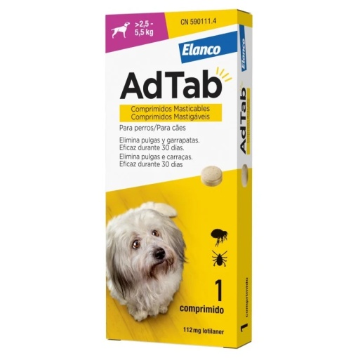 AdTab Antiparazitar Extern Caini 1 Buc