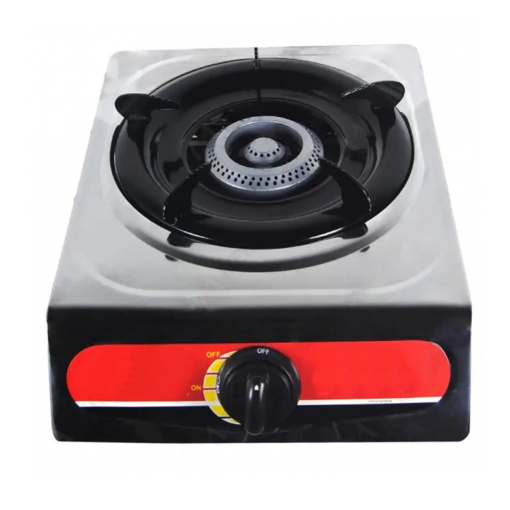 Aragaz din inox, 1 ochi, aprindere pe quartz