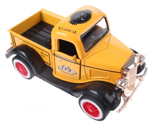 Macheta metalica 1920 Retro, 65 Classical 12 cm, Galben, Toi-Toys