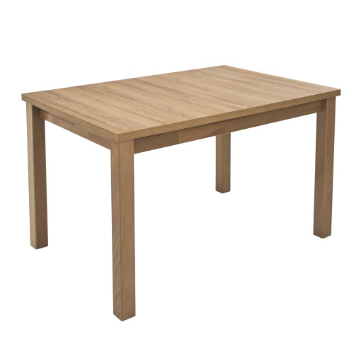 Masa extensibila living/bucatarie Maxine 5 , sonoma/stejar alb, 80x120/150 cm, UnicSpot