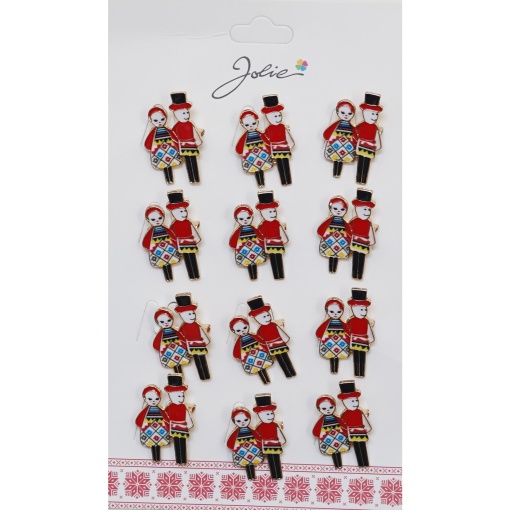 Set 12 Brose Martisor Primavara Cuplu Traditional