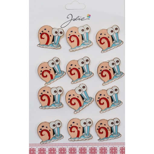 Set 12 Brose pentru Copii Melc cu Ochi