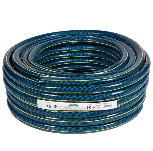 Furtun BLUEBOS PLUS 1" 50m 4 straturi clasa 3 rezistenta