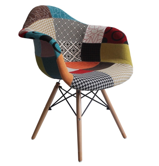 Scaun Patchwork Design, multicolor, 63x64x81 cm