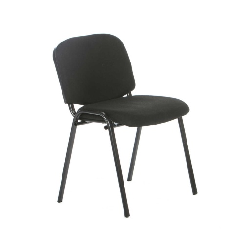 Scaun vizitator, negru, 53x40x76 cm