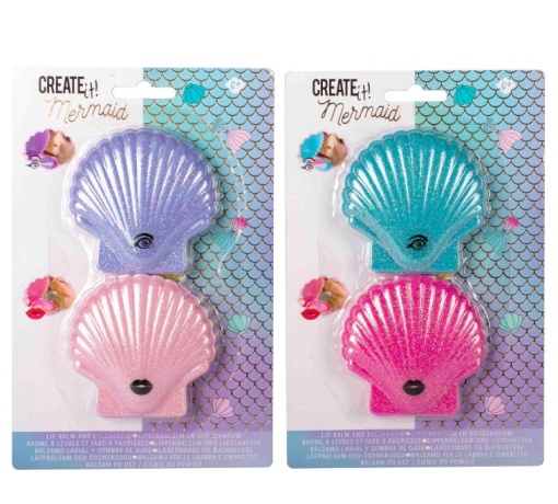 Balsam de buze + Fard de pleoape Create It!, Sirena