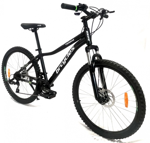 Bicicleta MTB 26″ BR Tsunami , cadru otel 14″ ,21 viteze, Shimano Negru