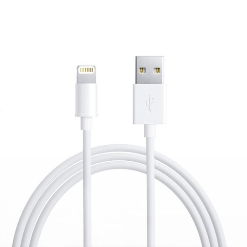 Cablu Date Lightning 1 m Bulk, Alb