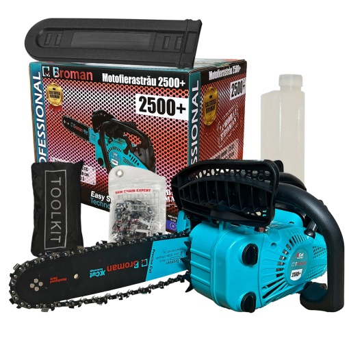 Drujba de constructii cu o mana Broman 2500+,cu lama 30 cm, 2T, 25CC, 2.5 Cp