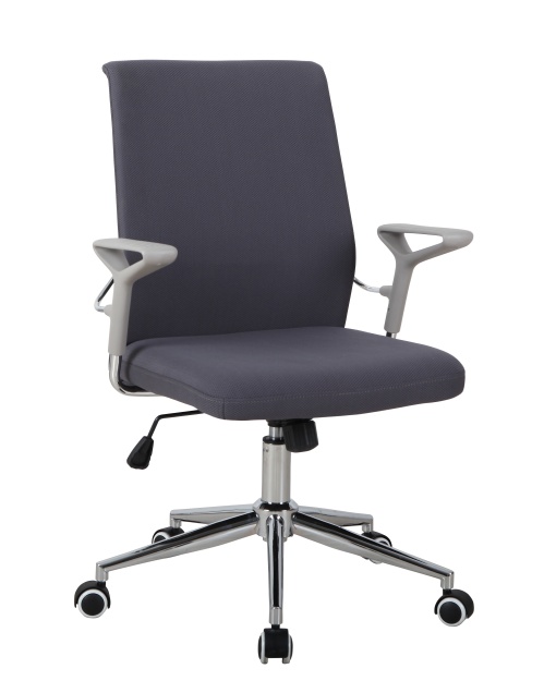 Scaun de birou US122 Amy, gri, 62x60x89.5-97.5 cm