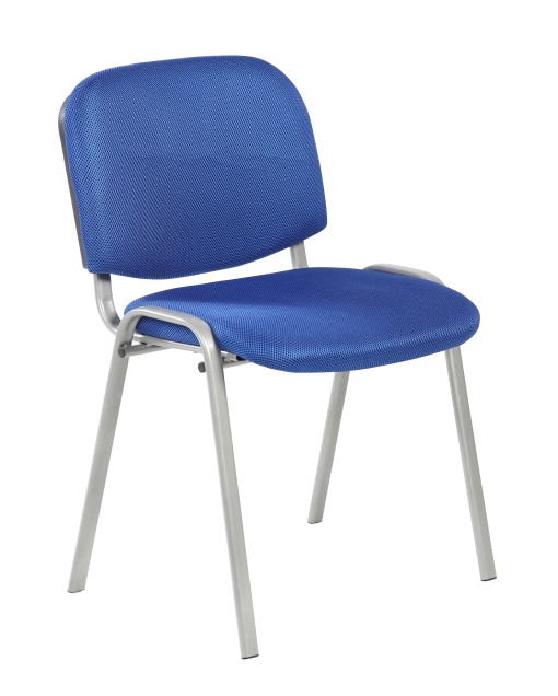 Scaun vizitator mesh, albastru, 47x37x76 cm