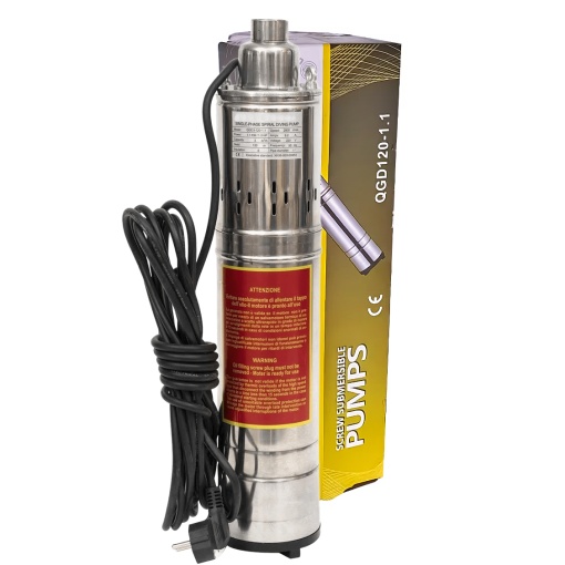 *Super Pret* Pompa submersibila QGD 3.0, 1100 W, 120 m inaltime, 3 mc/h, 1"