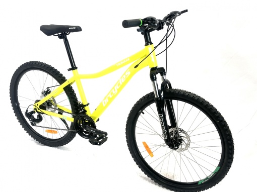 Bicicleta MTB 26″ BR Tsunami , cadru otel 14″ ,21 viteze, Shimano Verde