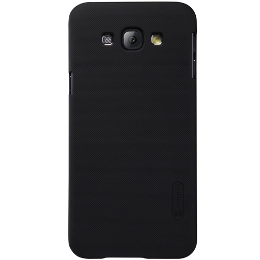 Husa Samsung Galaxy A8 2015 Nillkin Frosted Shield Negru + Folie de protectie
