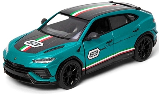 Macheta metalica Lamborghini Urus Performante, Livery Edition, Kinsmart, Scara 1:40, Verde