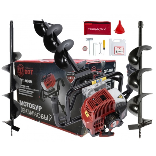 Motoburghiu/foreza pamant DDT 6 Cp, 8000 Rpm cu burghie de 100-150 mm