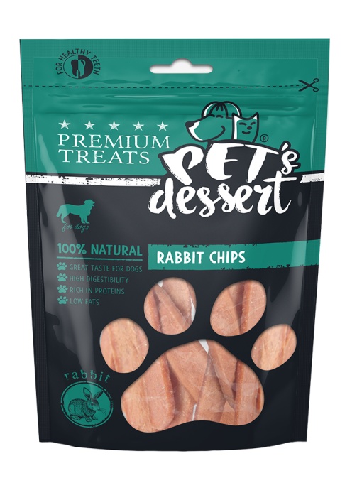 Pet s Desert Dog Rabbit Chips 80 Gr LSR-02