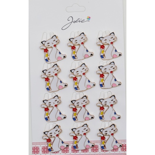 Set 12 Brose Martisor pentru Copii Pisica