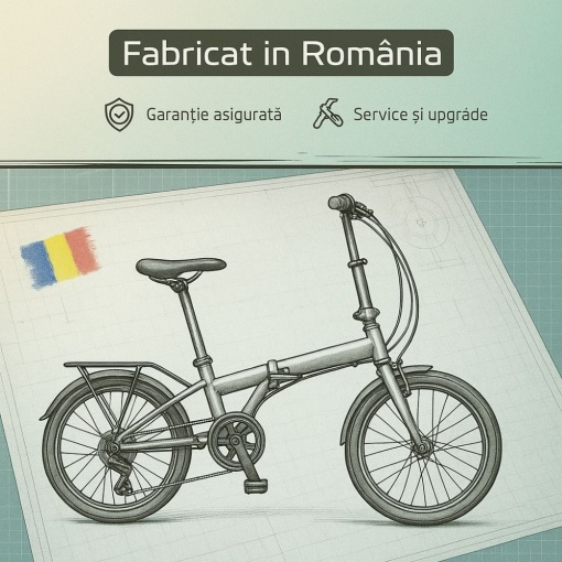 Bicicleta Electrica Pliabila Devron 20122 - 20 Inch, S, Negru