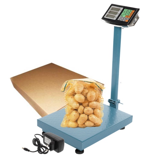 Cantar cu afisaj dublu 300kg, brat rabatabil, 40x50cm