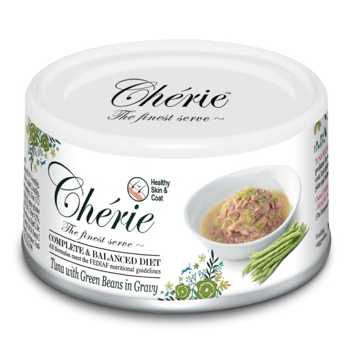 Cherie Adult Skin and Coat Cat Ton cu Fasole Verde