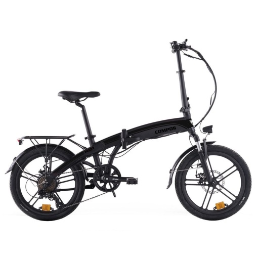 HECHT COMPOS BLACK - Bicicleta electrică