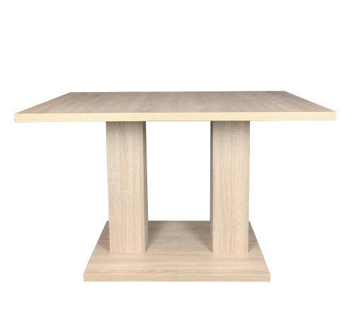 Masa dining 4 persoane Jumeira, stejar alb, 120x70x76 cm