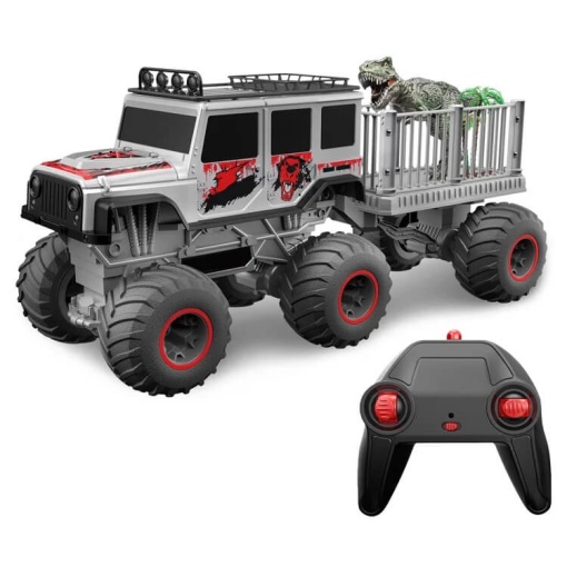 Masinuta cu telecomanda OFF-Road, JUMBO – Transportator Dinozauri