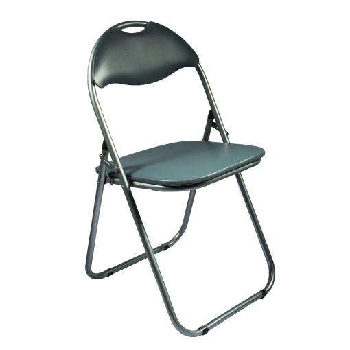 Scaun pliant Cordoba, gri, 38.5x43x79 cm