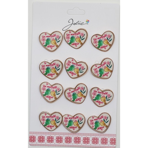 Set 12 Brose Martisor Primavara Inima Un Martisor Calator