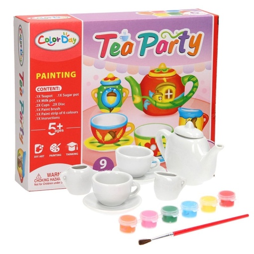 Set de creatie pictura pe portelan, 6 culori