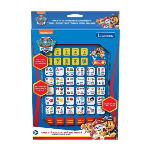 Tableta interactiva cu senzori LexiBook in limba engleza, Paw Patrol