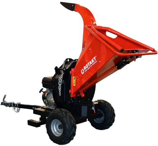 Tocator de crengi tractabil, ROTAKT ROTC-15HD, Diametru tocare lemn 100 mm, Motor termic 15 CP