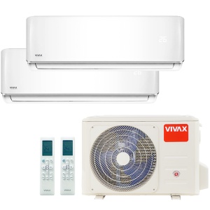 Aer Conditionat MULTISPLIT VIVAX ACP-18COFM50AERI / ACP-09CH25AERI WHITE + ACP-12CH35AERI WHITE Dublu Split Inverter - Img 6